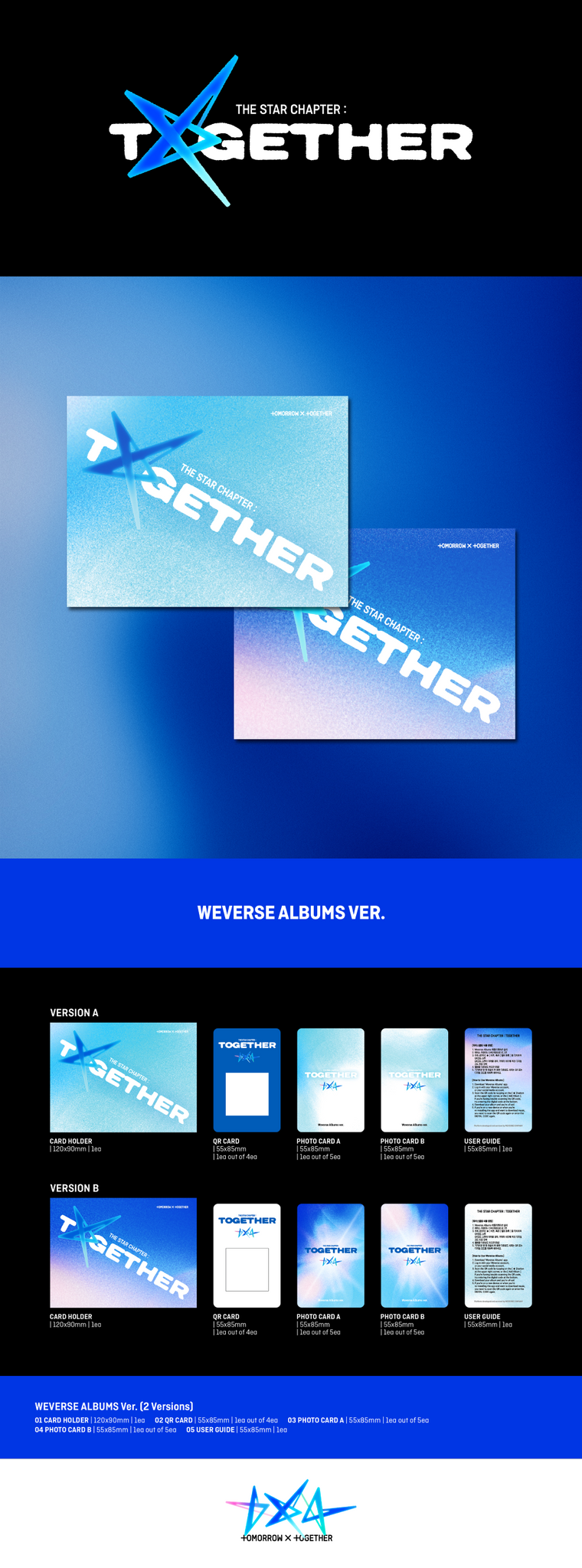 TOMORROW X TOGETHER TXT - The Star Chapter: TOGETHER  (Weverse Albums ver.)