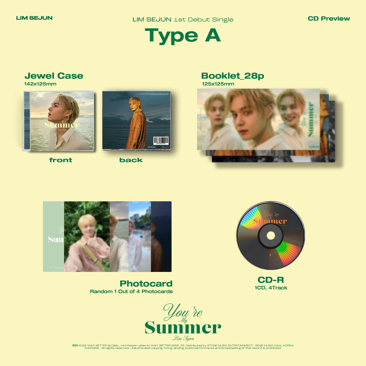 LIM SEJUN - You're My Summer