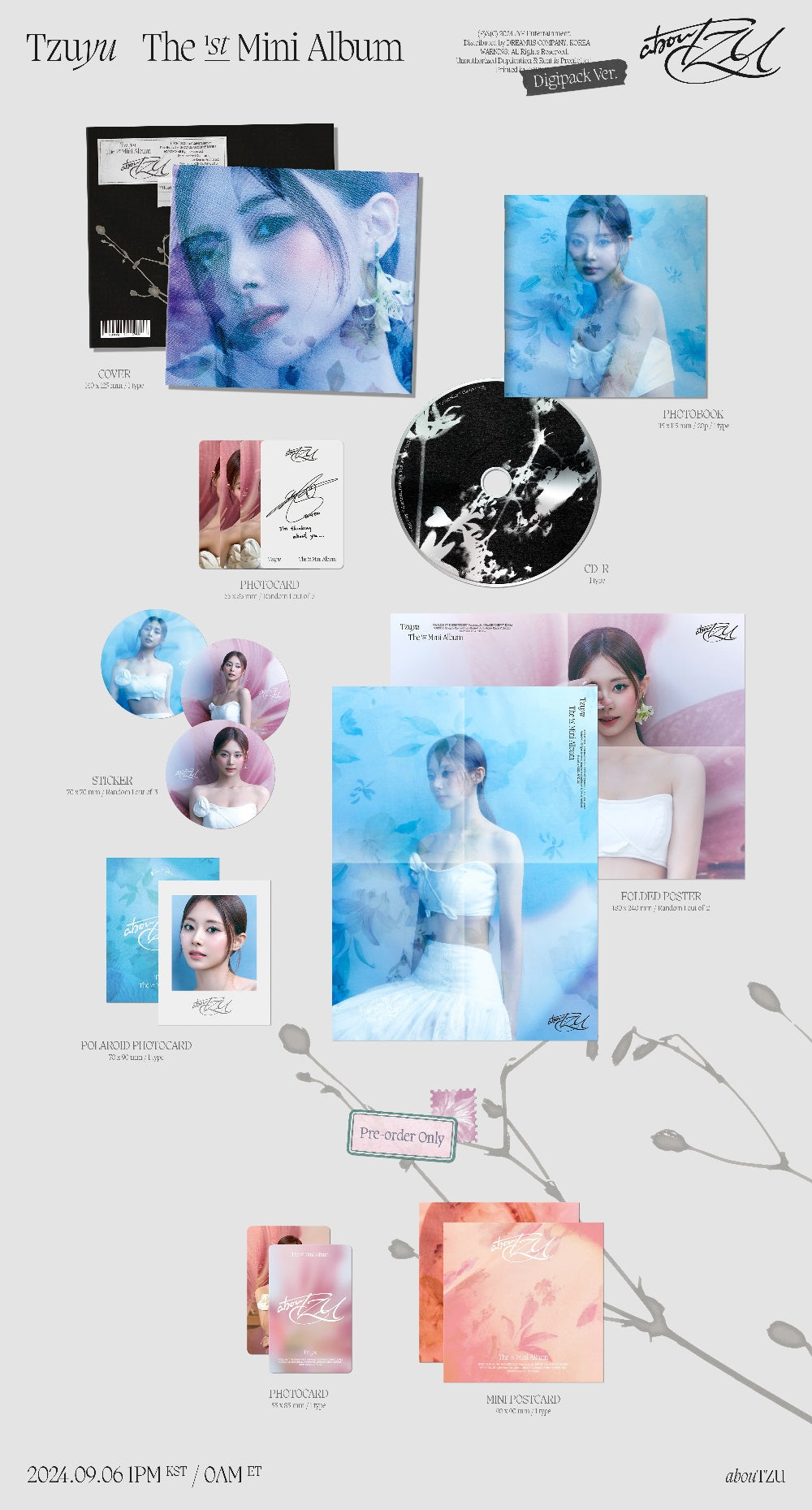 TWICE TZUYU - abouTZU (Digipack ver.)