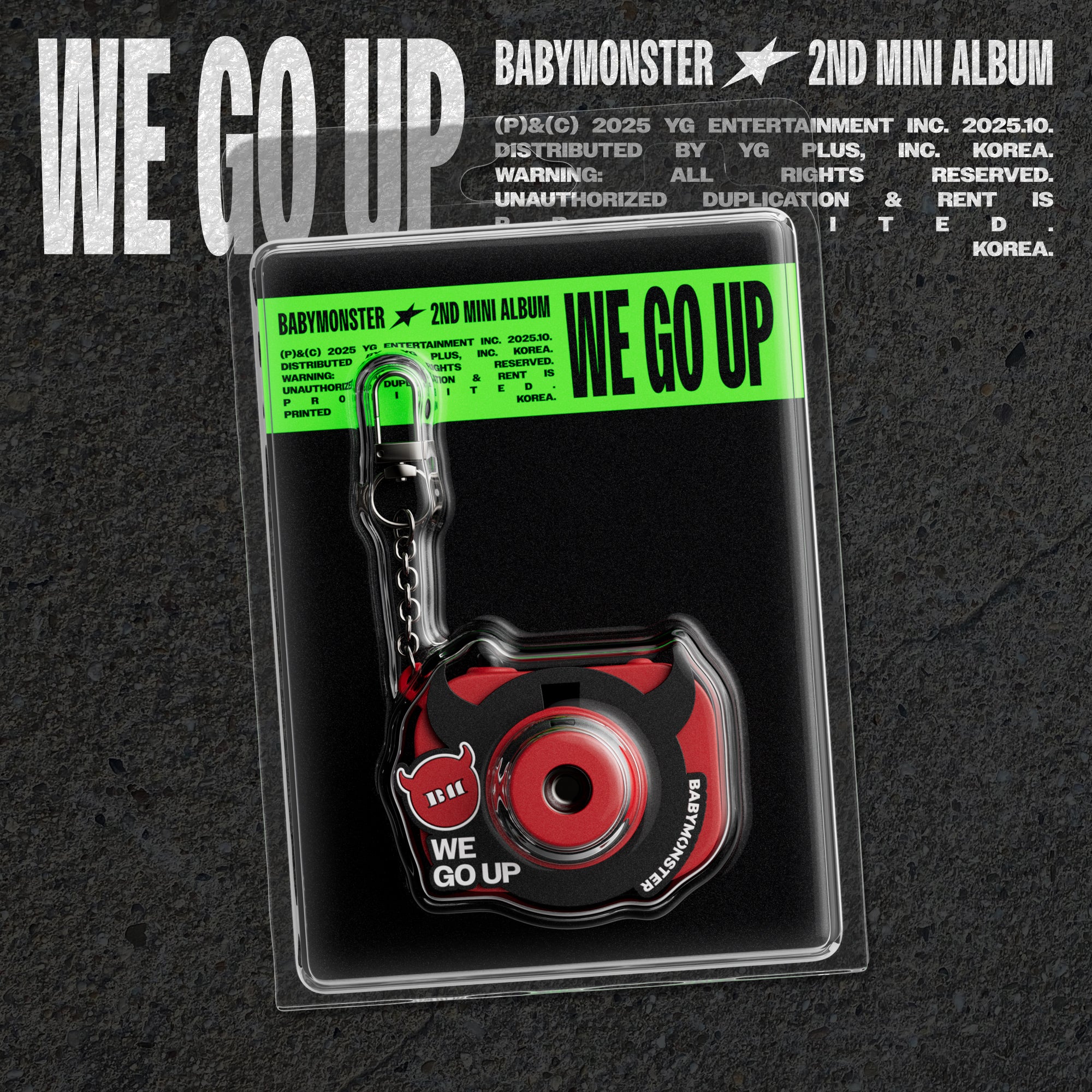 BABYMONSTER - WE GO UP  (MINI BEAM KEYRING ver.)