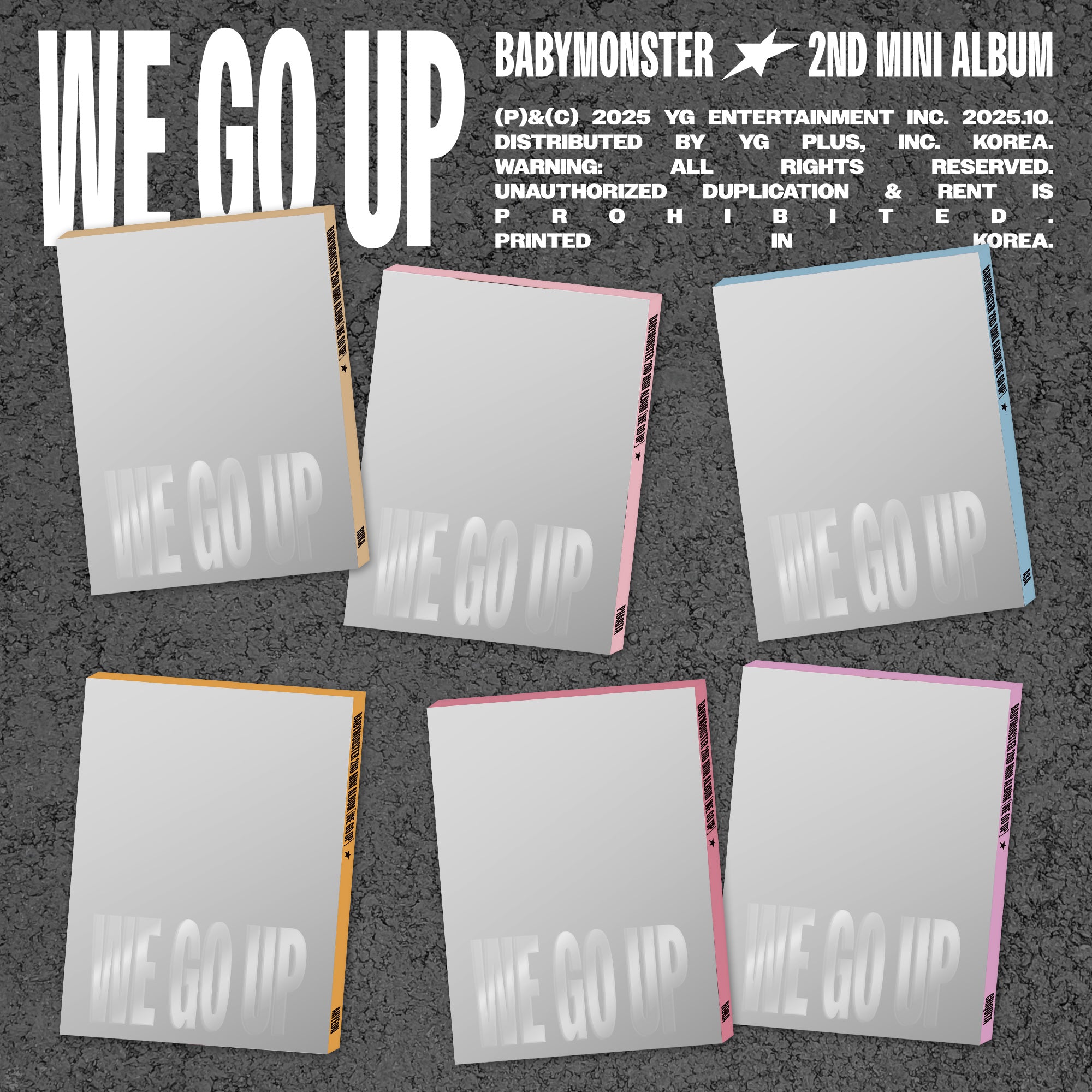 BABYMONSTER -  WE GO UP  (PATTERN ver.)