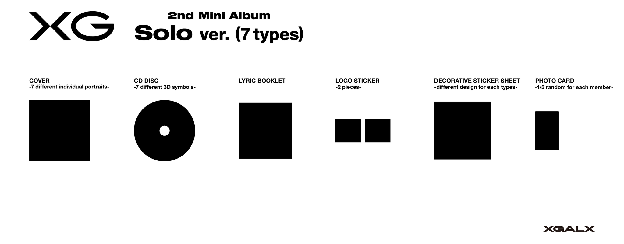 XG - 2nd Mini Album (Solo ver.)