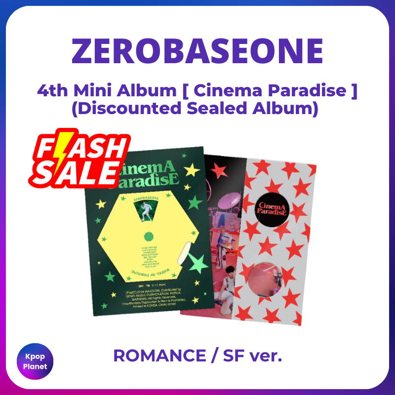 ZEROBASEONE - CINEMA PARADISE (Discounted Sealed Album)