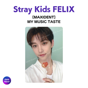 Stray Kids FELIX Photocard [ MAXIDENT ] MY MUSIC TASTE – Kpop