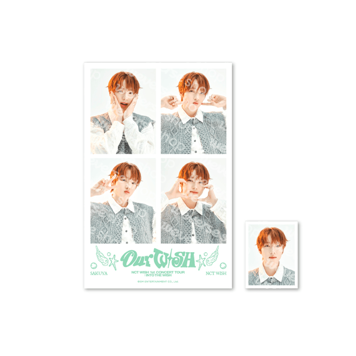 NCT WISH 4 CUT + ID PHOTO SET- [INTO THE WISH: Our WISH ] MD