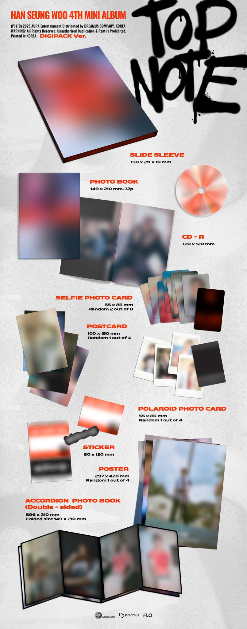 HAN SEUNG WOO – TOP NOTE (Digipack ver.)