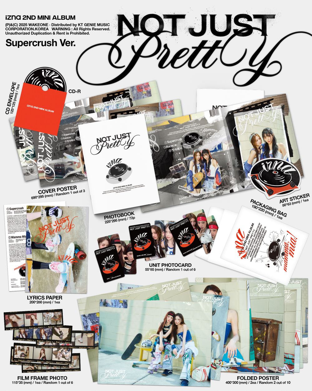izna - Not Just Pretty (Poster Book ver.) – Kpop Planet Global
