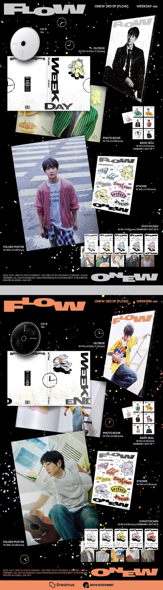 SHINee ONEW - FLOW (Discounted Sealed Album)