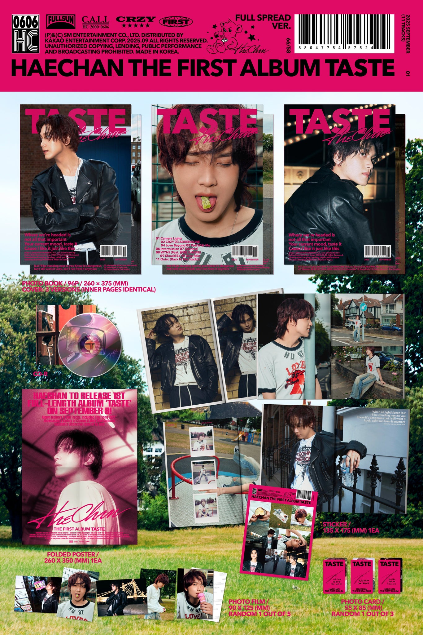 NCT HAECHAN - TASTE  (Full Spread ver.)
