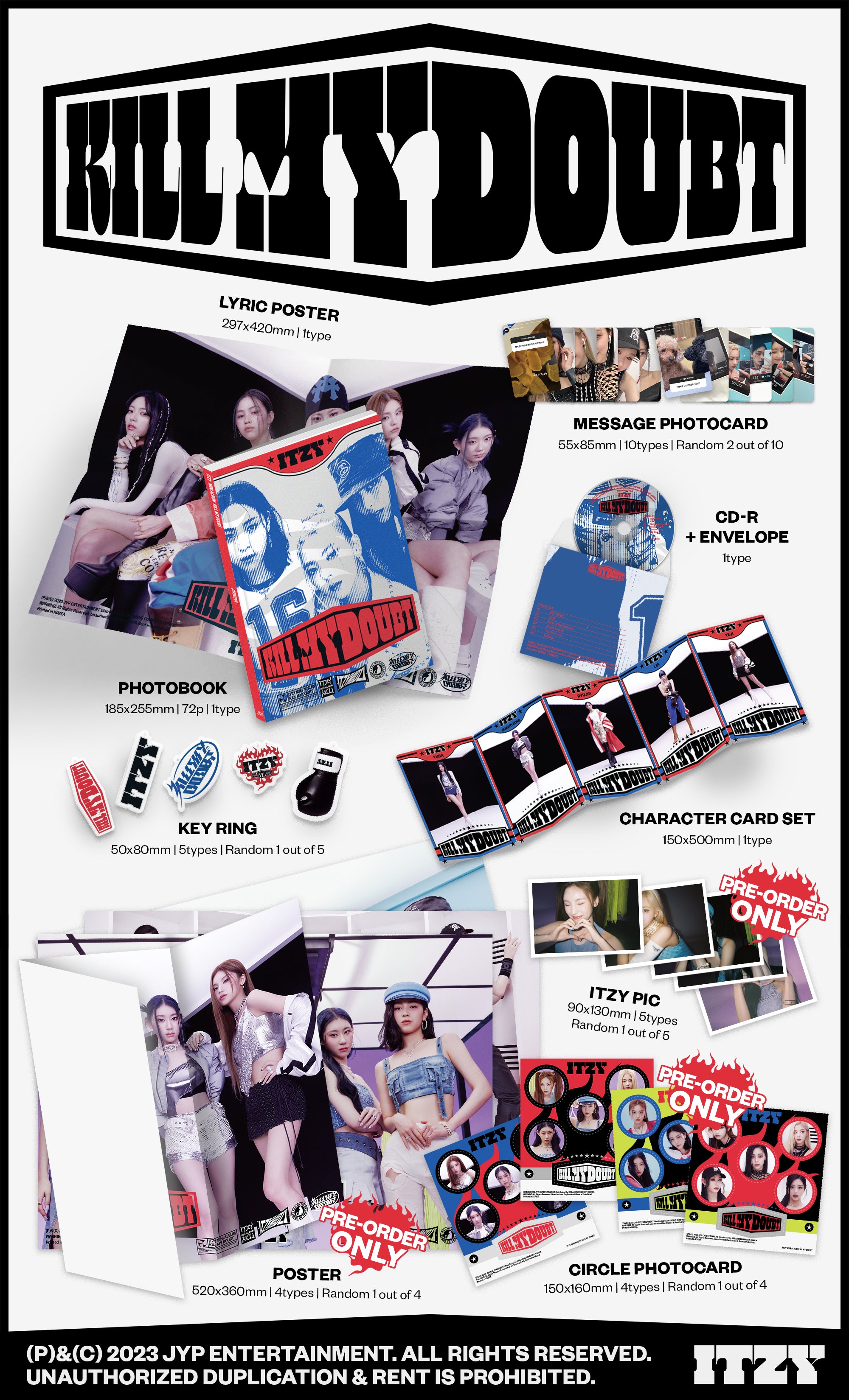 【新品未開封】ITZY BORN TO BE KILL MY DOUBT　25点 ITZY - KILL MY DOUBT (Limited Edition) – Kpop Planet