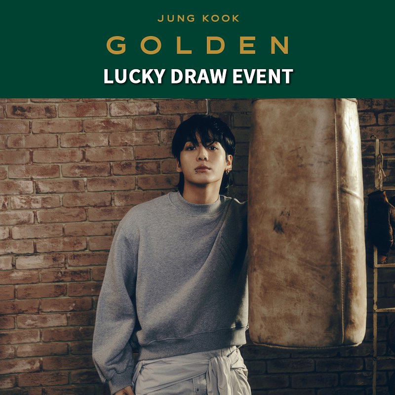 BTS Jung Kook – GOLDEN (Lucky Draw Event)