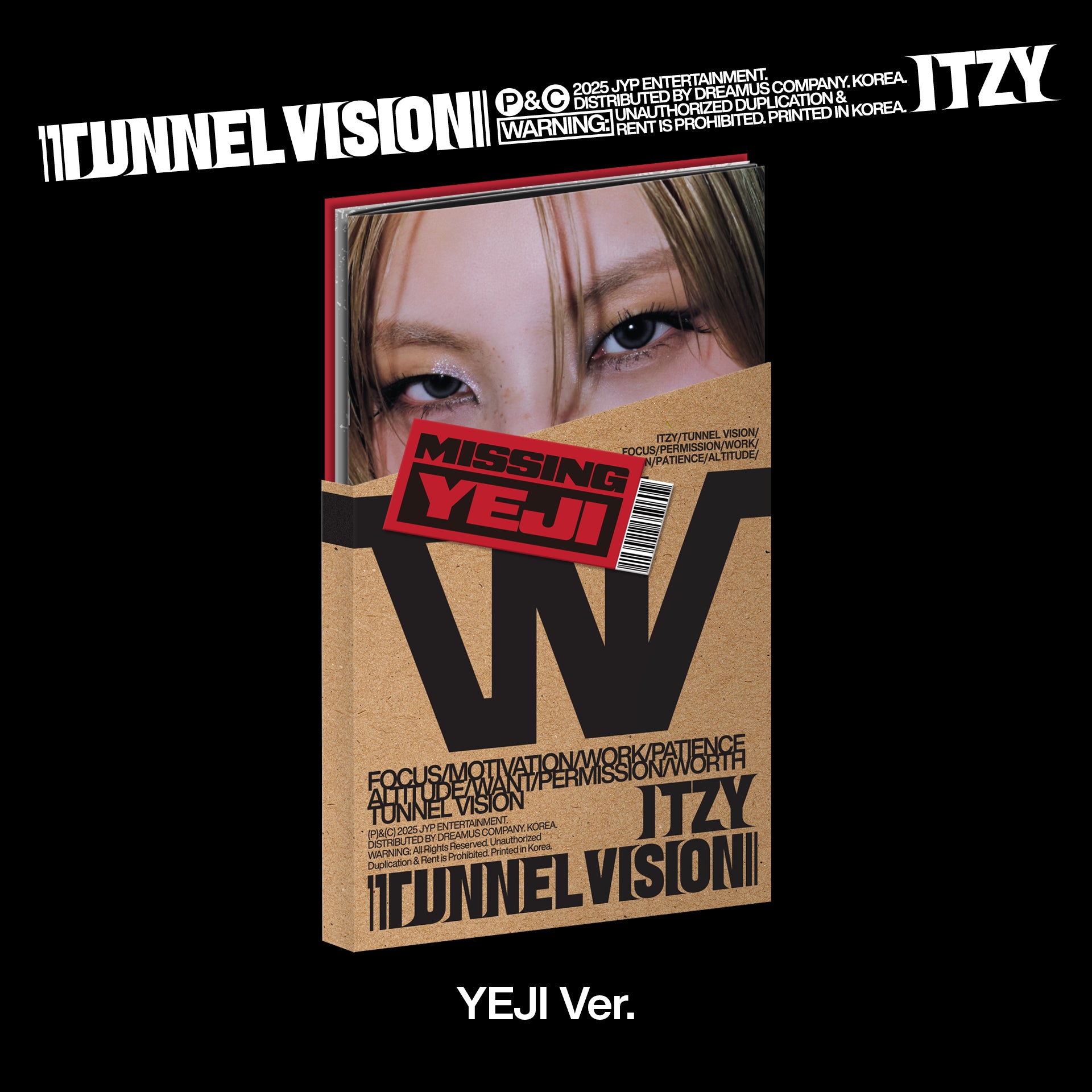 ITZY - TUNNEL VISION  (Member ver.)