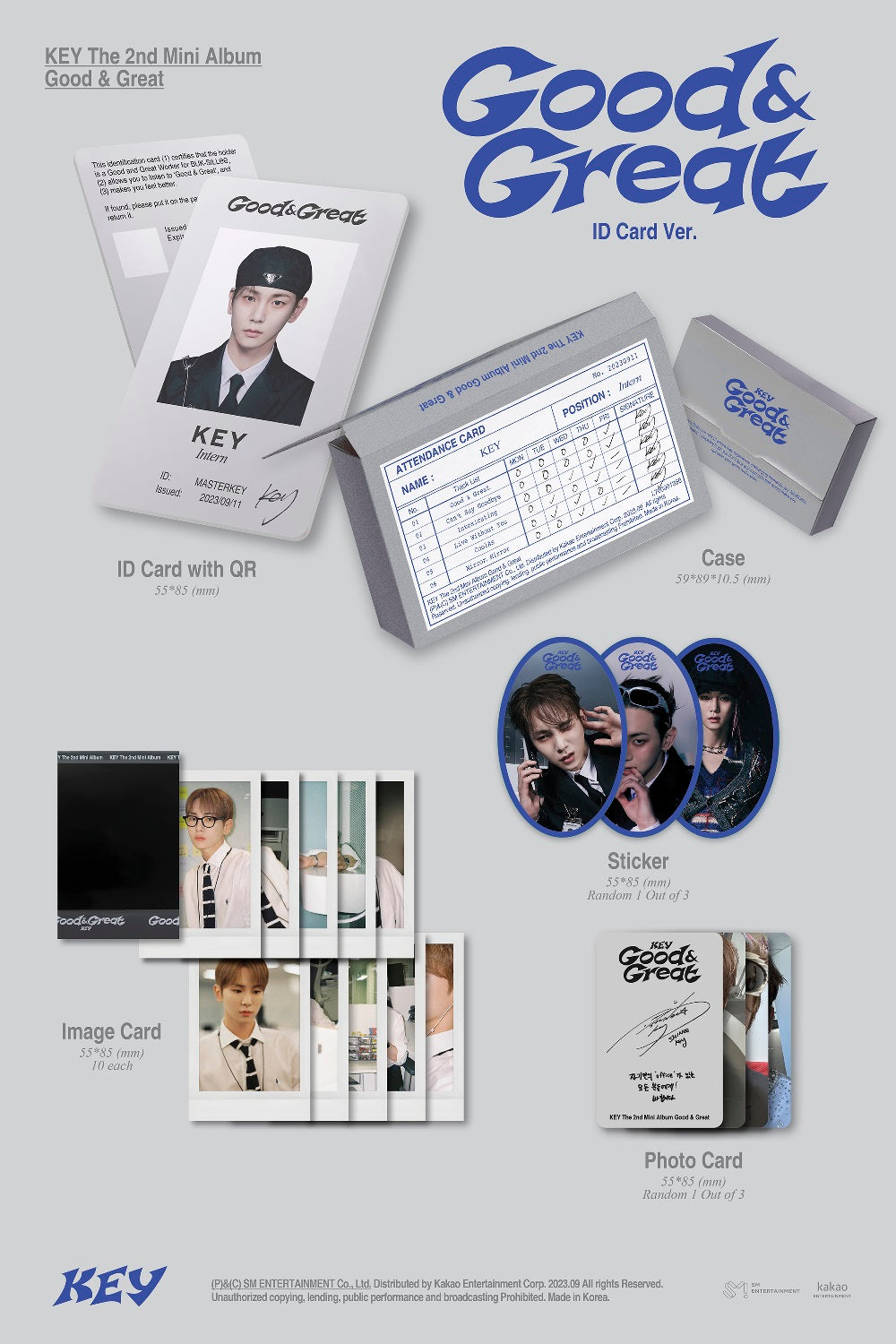 SHINee Key – Good & Great (ID Card ver.)