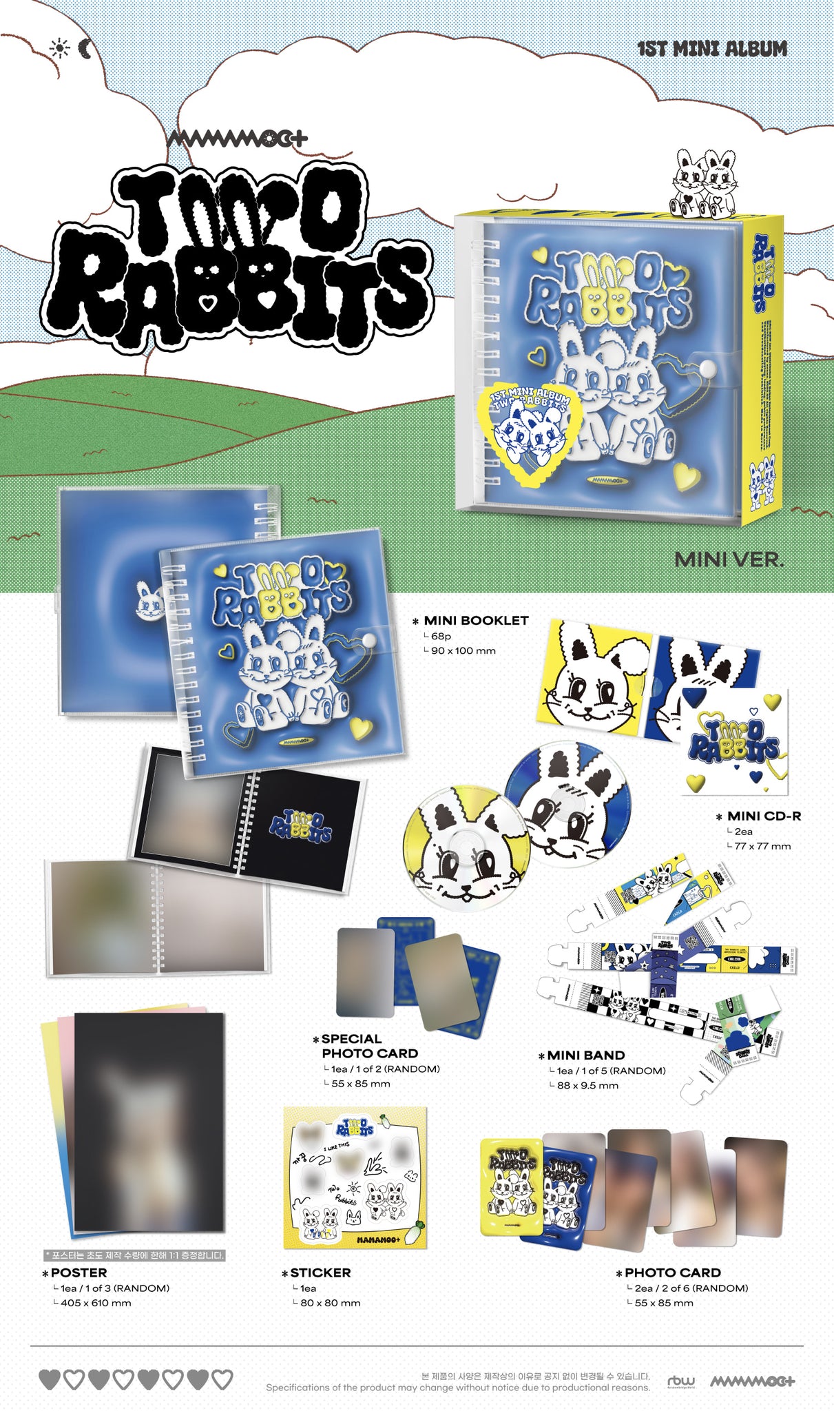 MAMAMOO + - TWO RABBITS (Mini ver.) – Kpop Planet