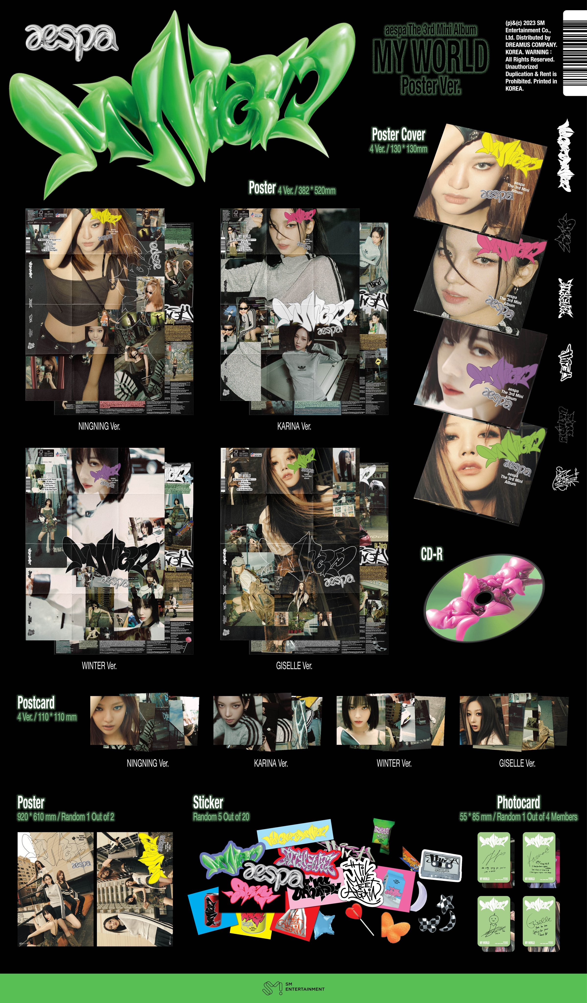 aespa - MY WORLD (Poster ver.) – Kpop Planet