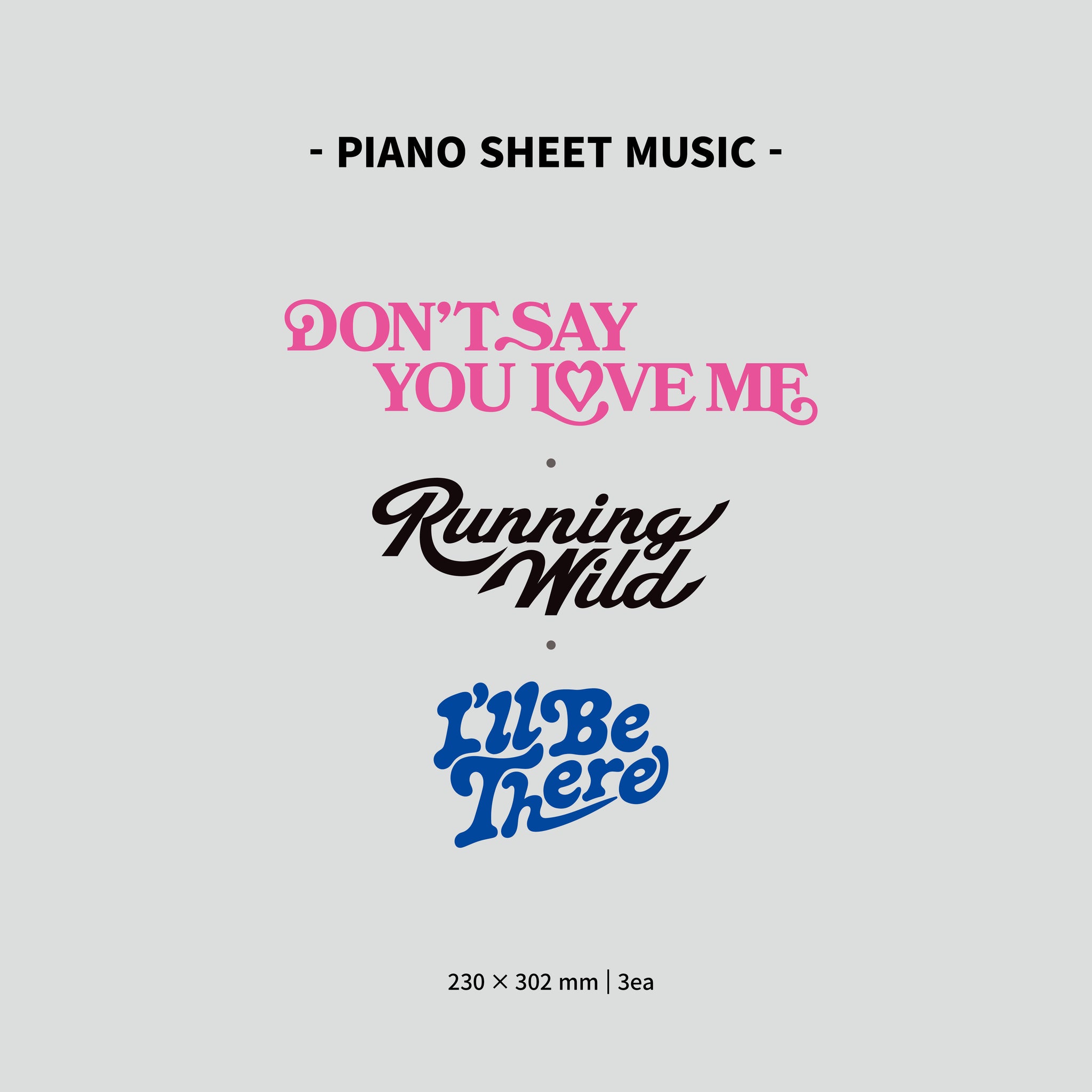 BTS - PIANO SHEET MUSIC : Jin (Package)