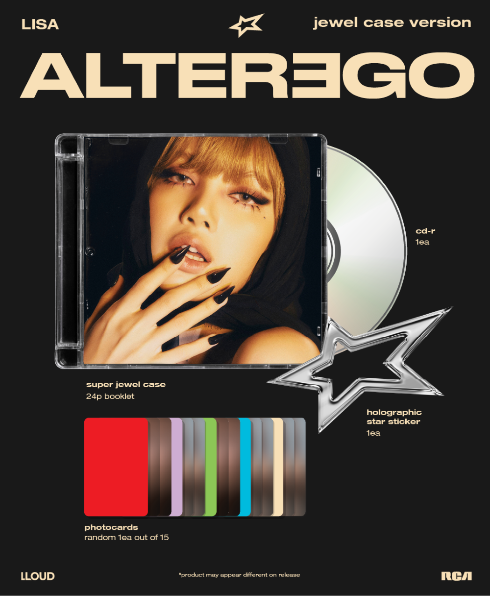 BLACKPINK LISA - Alter Ego (Jewel Case ver.)