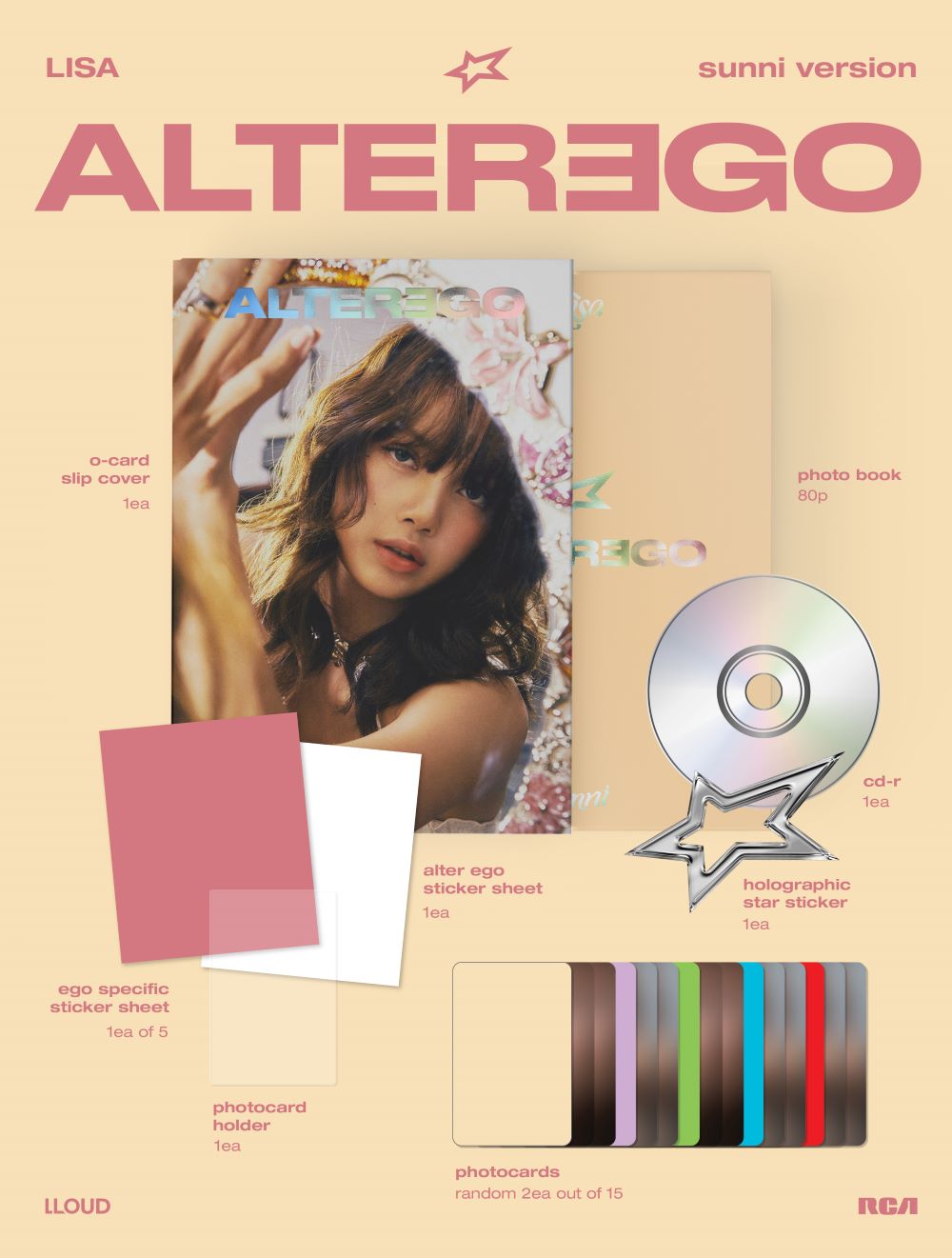 BLACKPINK LISA - Alter Ego (Photobook sunni ver.)