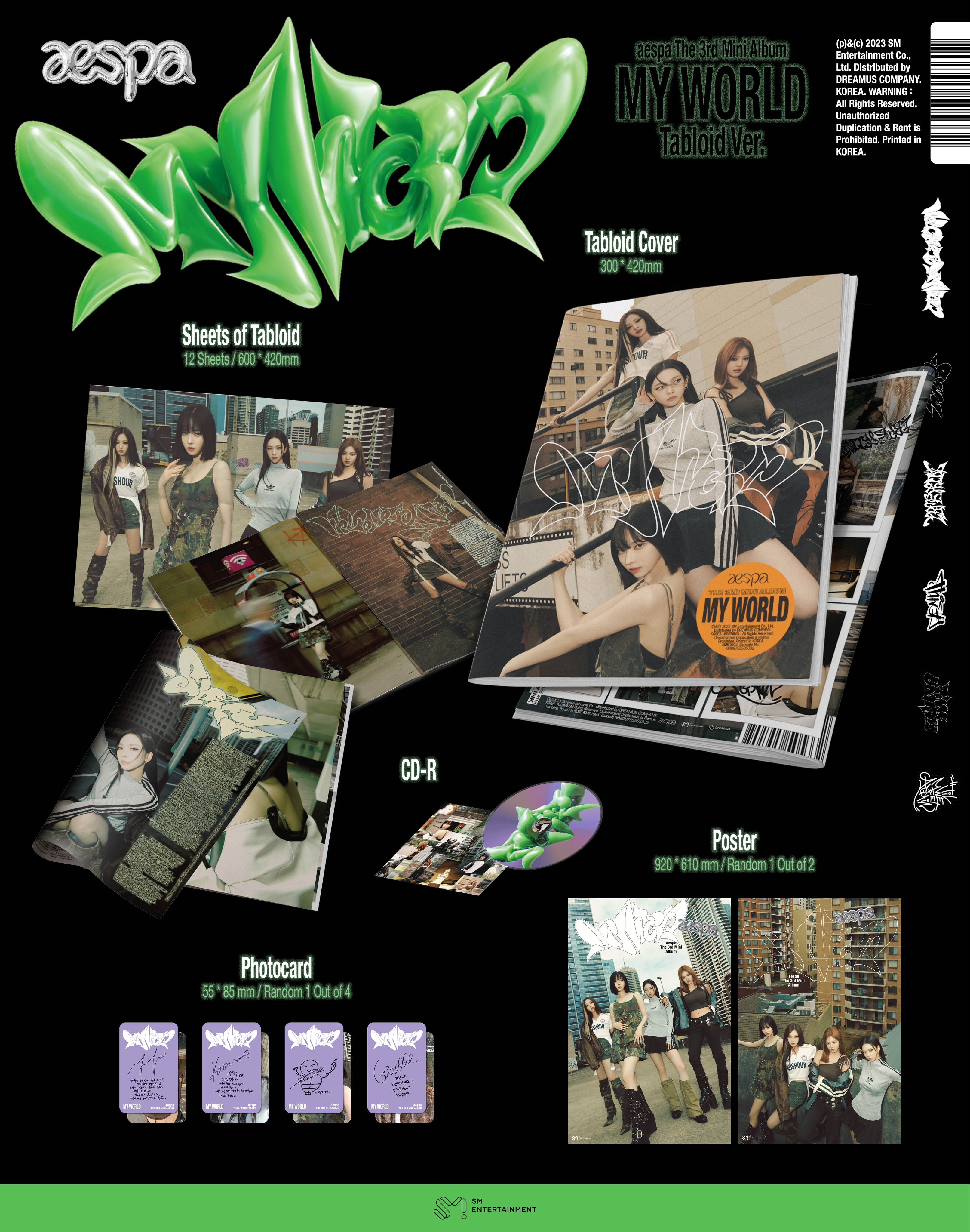 aespa MY WORLD b&n exclusive ver 未開封品 aespa on X: 