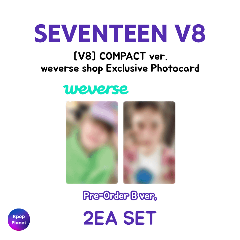 SEVENTEEN V8 weverse shop Exclusive Photocard [ V8 ] (COMPACT ver
