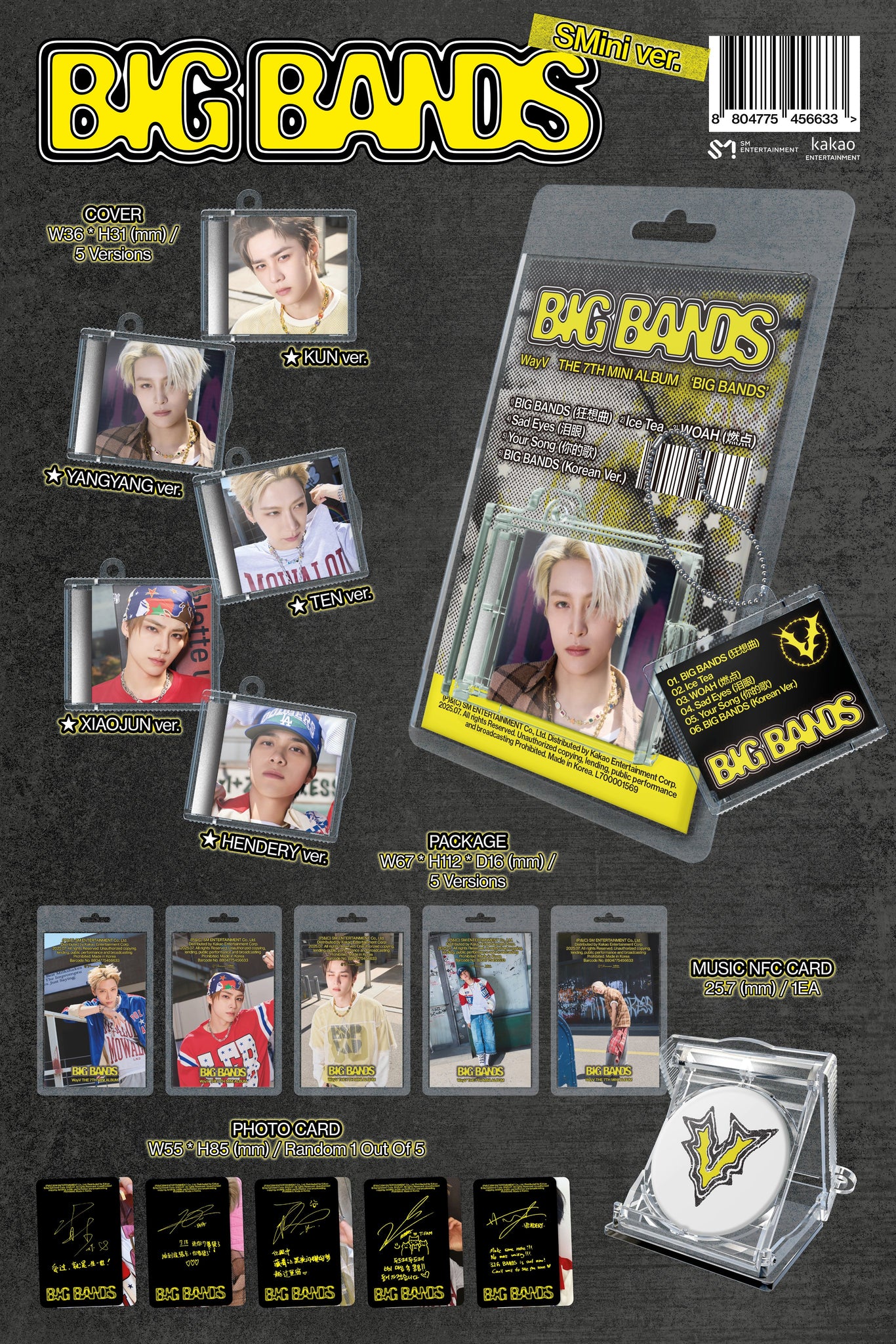 WayV - [ BIG BANDS ] (SMini ver.)