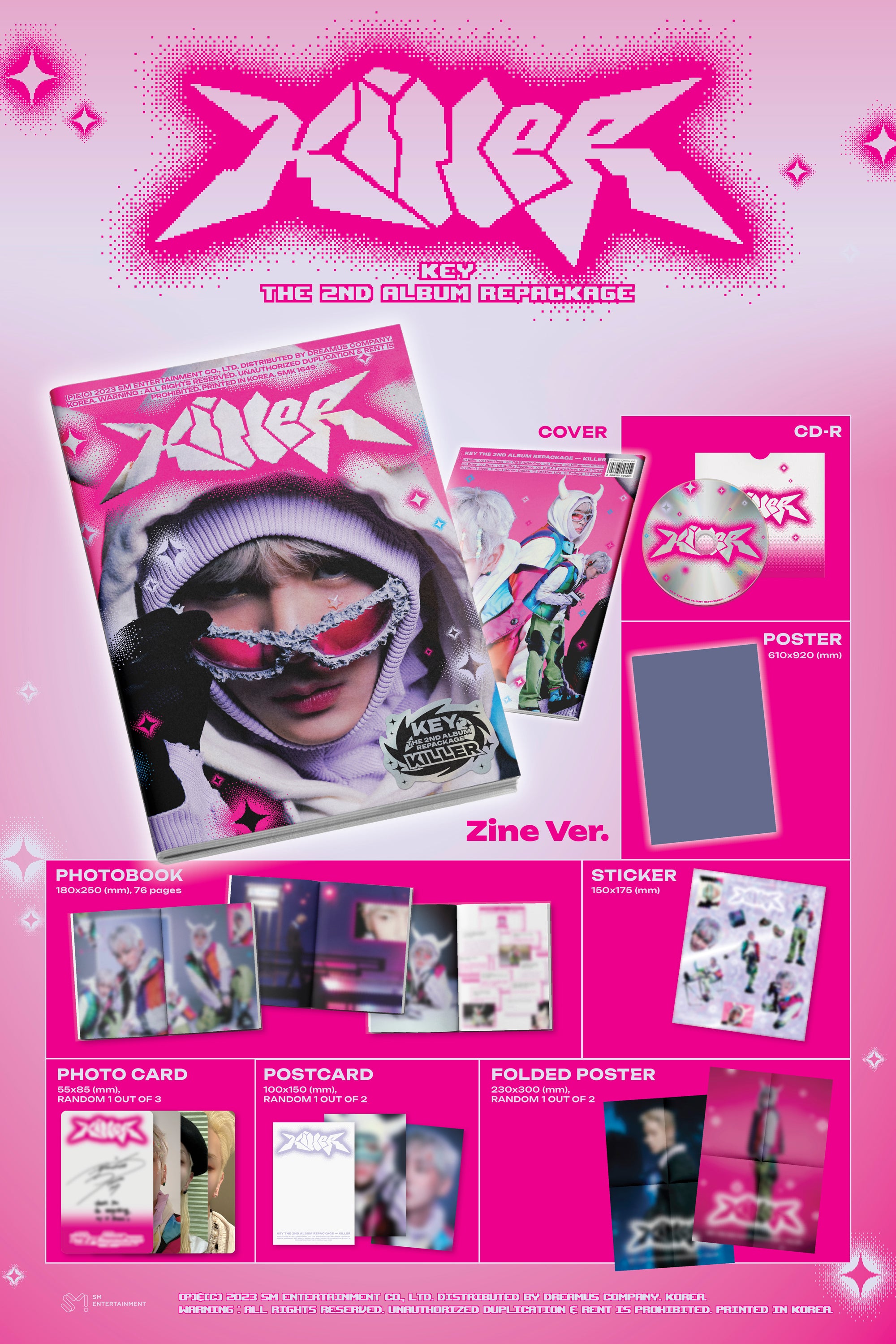 SHINee Key - Killer (Zine ver.) – Kpop Planet Global