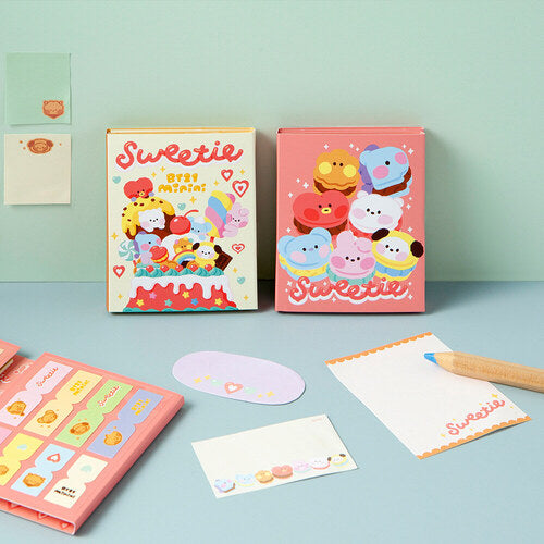BT21 Sweetie 4-fold Diary Decorating Sticky Memo