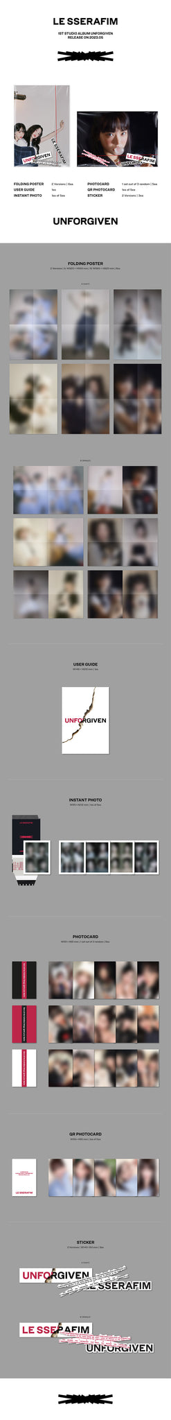 LE SSERAFIM - UNFORGIVEN (Weverse Albums ver.)