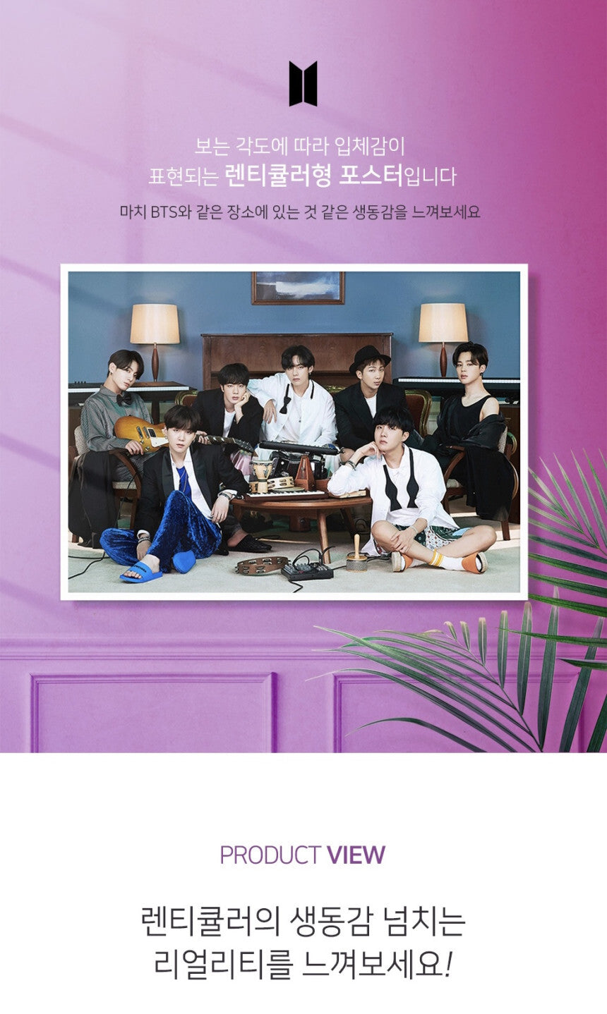 BTS BE 3DLenticular Type Poster