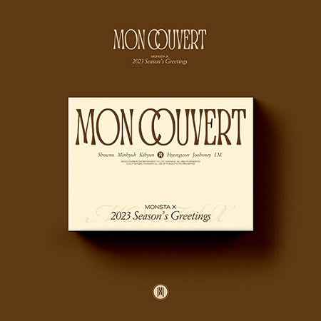 MONSTA X - 2023 SEASONS GREETINGS [ MON COUVERT ] (Desk Calendar ver.)