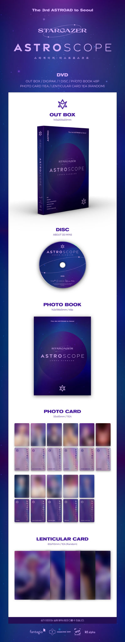 ASTRO - The 3rd ASTROAD to Seoul [ STARGAZER ] (DVD)