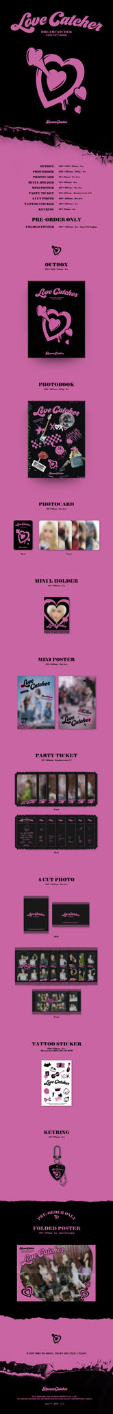 Dreamcatcher - Concept Book (Love Catcher ver.)