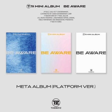 Theboyz アルバム THE BOYZ - BE AWARE (Platform ver.) – Kpop Planet Global