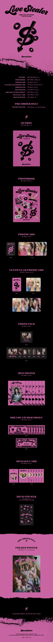 Dreamcatcher - Concept Book (Love Stealer ver.)