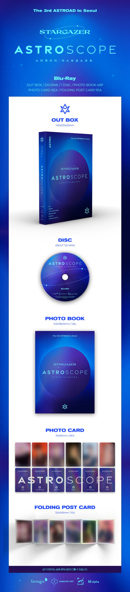 ASTRO - The 3rd ASTROAD to Seoul [ STARGAZER ] (Blu-Ray)