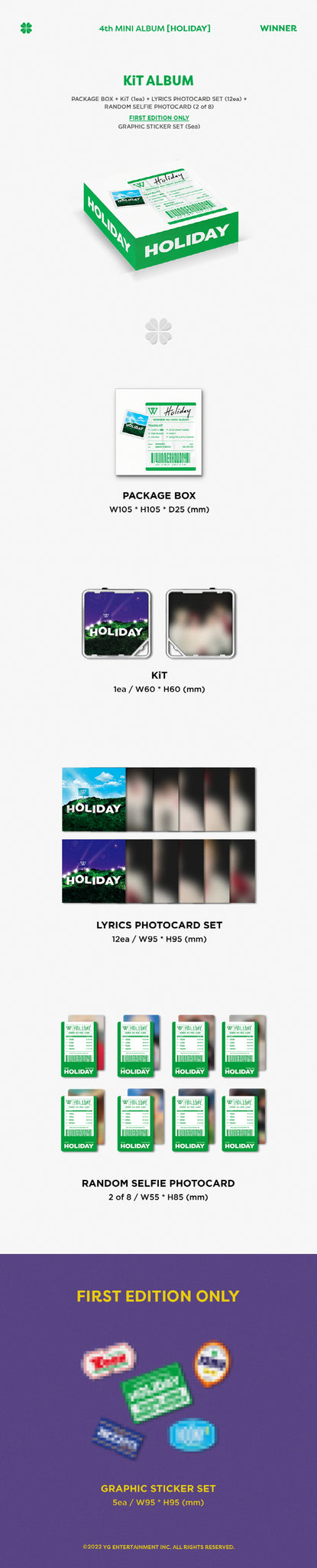 WINNER - HOLIDAY (KiT Album)