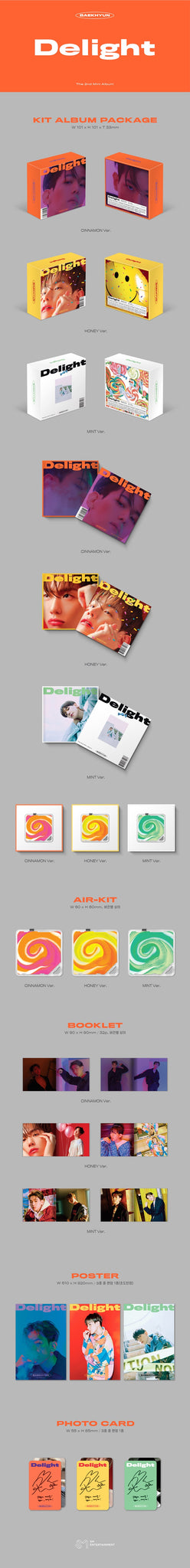 EXO BAEKHYUN - Delight (KIT Album)