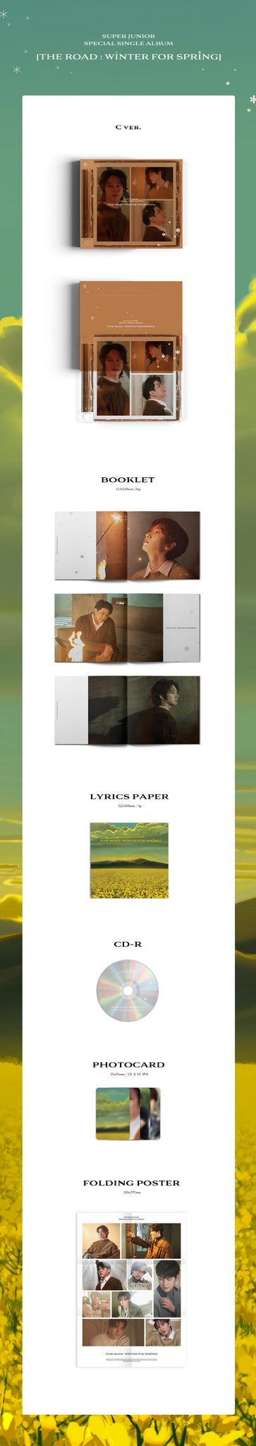 SUPER JUNIOR - The Road : Winter for Spring (Jewel Case) C Ver.