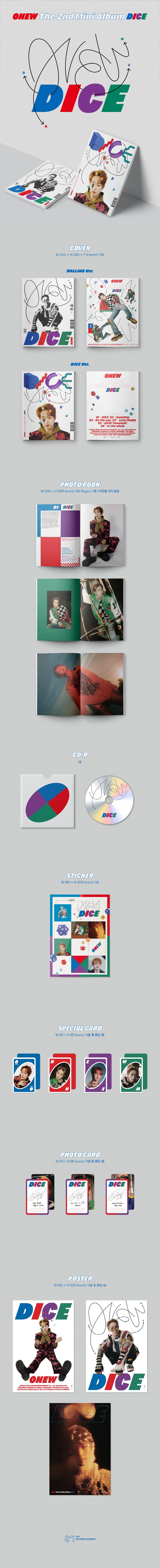 SHINee ONEW - DICE (Photobook ver.)