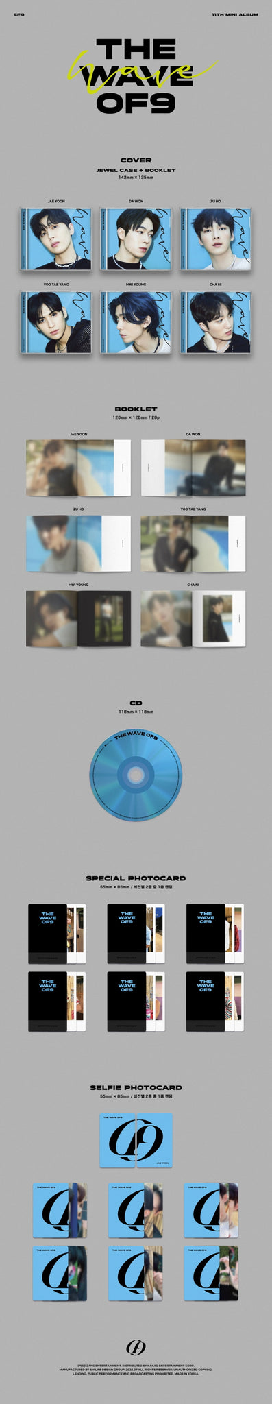 SF9 - THE WAVE OF9 (Jewel Case)(Limited Edition)